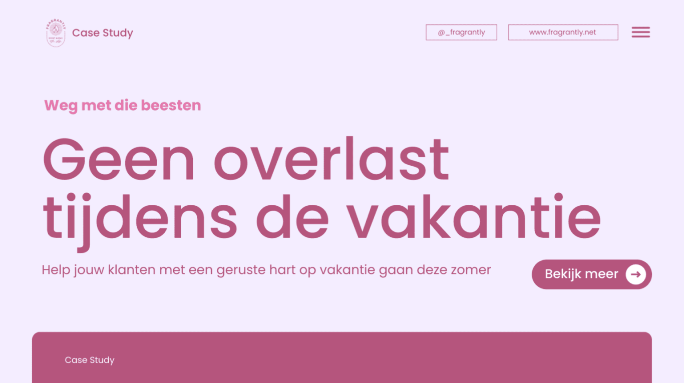 Weg met die beesten - case study