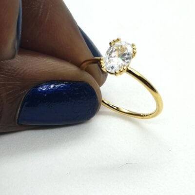 Luxe geurkaars met 18K goud plating ring - Image 10