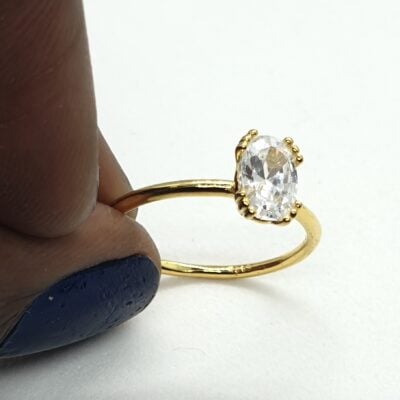 Luxe geurkaars met 18K goud plating ring - Image 9
