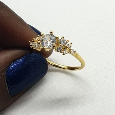 Luxe geurkaars met 18K goud plating ring - Image 14