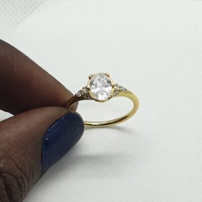 Luxe geurkaars met 18K goud plating ring - Image 8