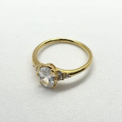 Luxe geurkaars met 18K goud plating ring - Image 6