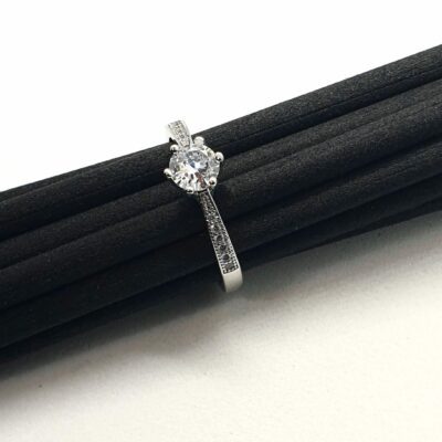 Side view of Fragrantly sparkle ring