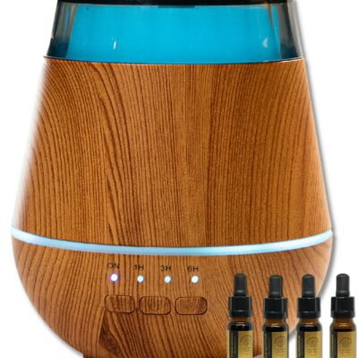 Fragrantly aroma diffuser with 4 x essential oils