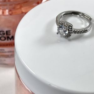 Close up ring - Orange Blossom - Whipped Soap met verborgen 925 S ring
