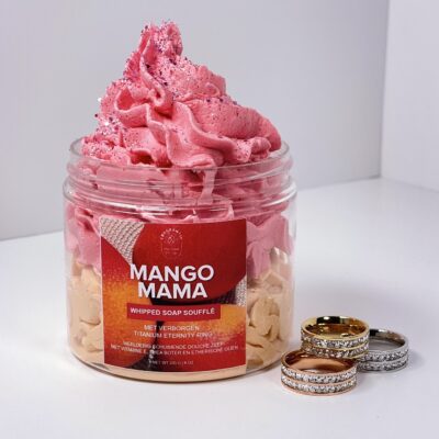 Fragrantly Mother's Day Whipped Soap set with Titanium zirconia rings