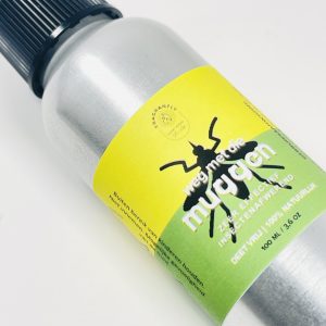 100 ml aluminium fles Weg met die Muggen anti muggen spray - etiket