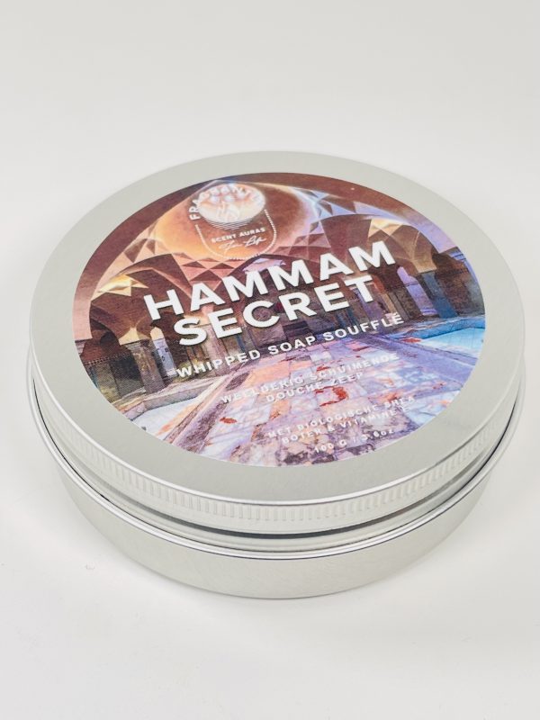 Fragrantly Hammam Secret - whipped soap souffle in blik bovenaanzicht
