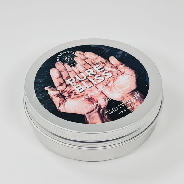 Fragrantly Pure Bliss whipped soap souffle in blik