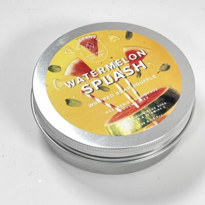 Fragrantly Watermelon Splash whipped soap souffle in blik