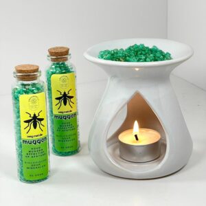 Fragrantly weg met die muggen geur mineralen met brander