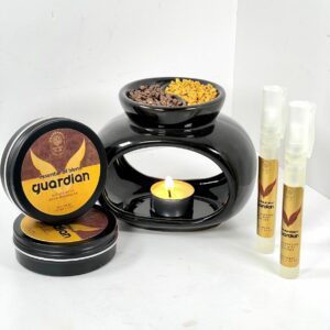 Guardian Essential Oil Blend - anti-wasp - met zwarte aroma brander