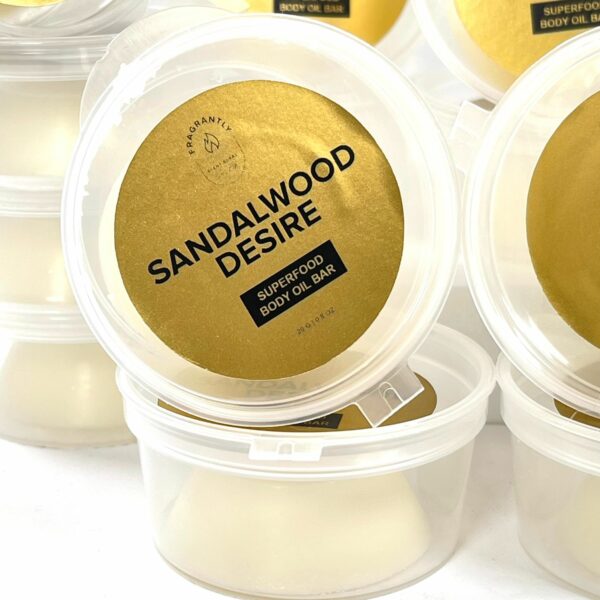 Sandalwood Desire - Fragrantly Superfood Lotion bar probeerset