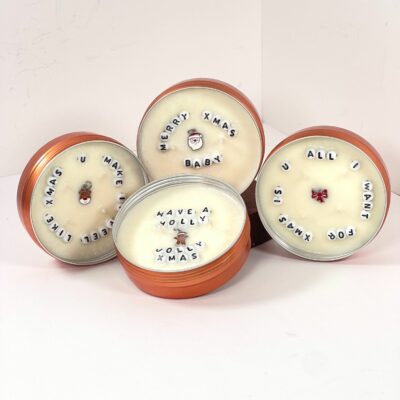 Secret Message Candles for Christmas - Fragrantly