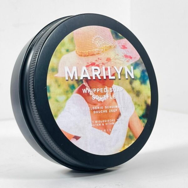 MARILYN - valentijn whipped soap souffle in blik - Fragrantly in verpakking
