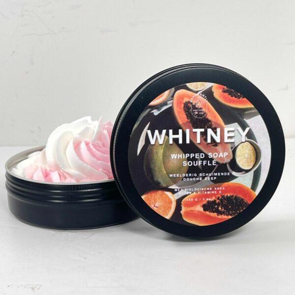 WHITNEY - valentijn whipped soap souffle in blik - Fragrantly met deksel