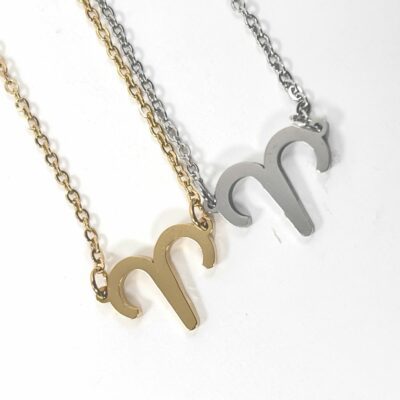 Aries zodiac sign necklaces