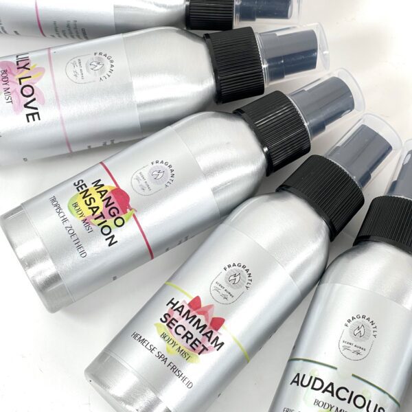 Fruitige zomerse geuren Body Mists van Fragrantly