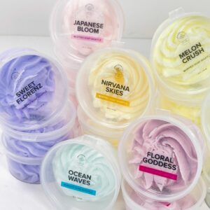 close up Whipped soap probeerset - Beach time - Fragranty