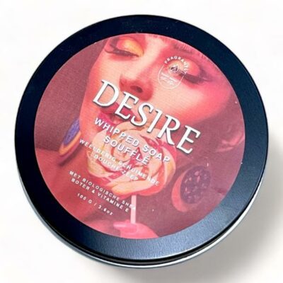 Desire whipped soap souffle in tin can - Fragrantly