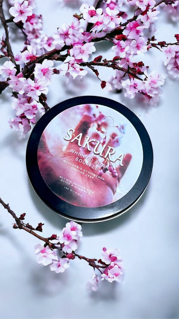 Sakura whipped soap souffle - Fragrantly