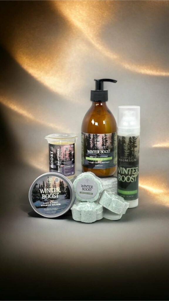 Magnesium winter set - body gel and body cream - Fragrantly