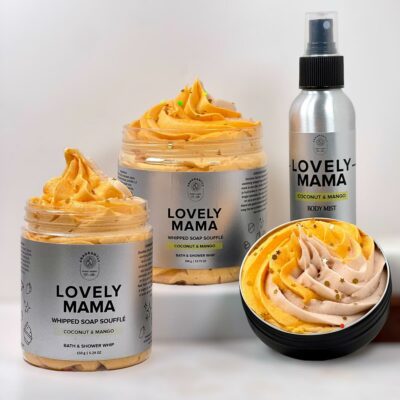 Coconut Mango whipped soap set - Mother's Day