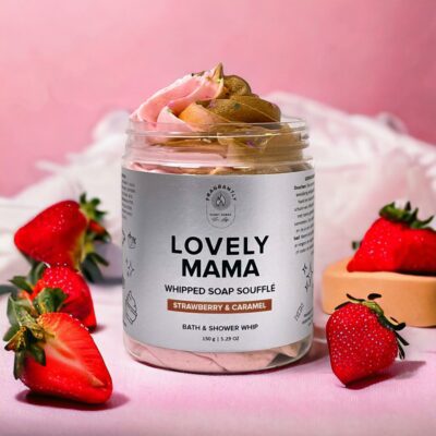 Strawberry and Caramel whipped soap - Fragrantly