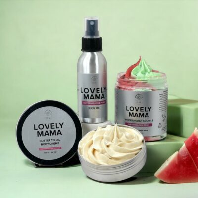 Watermelon and Pear whipped soap - Mother's Day