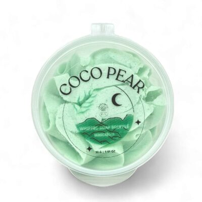 Coco Pear whipped soap soufflé