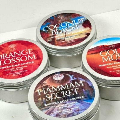 Collection of canned whipped soap - Fragrantly