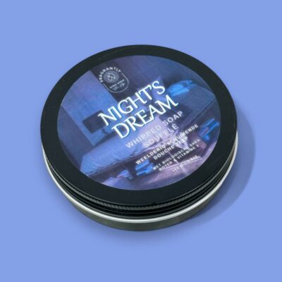 whipped soap in tin Nights Dream