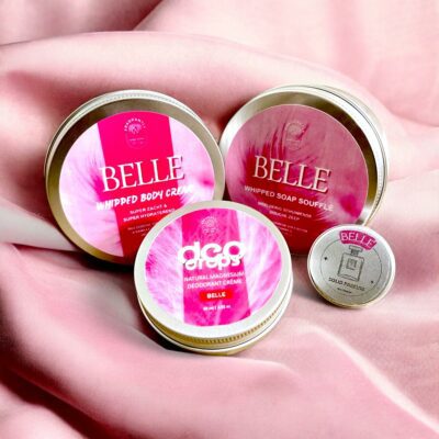 Belle Limited Edition pampering set with whipped soap