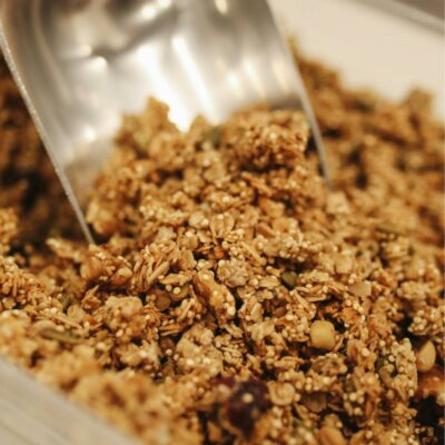Freshly baked granola daily