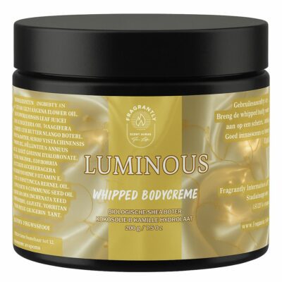 Luminous whipped bodycreme