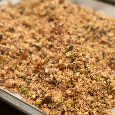 Pistachio Dreams granola flavor