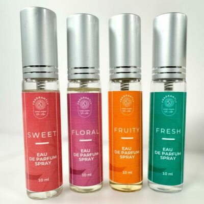 4 parfumsprays - eau de parfum - Fragrantly