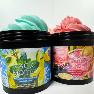 Mojito en Watermelon whipped soap