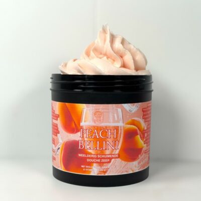 Peach Bellini whipped soap souffle