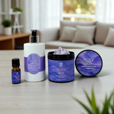 Silky Iris bodycreme set met 70_ magnesium