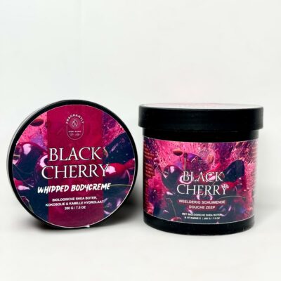 Black Cherry whipped soap en bodycreme - Fragrantly