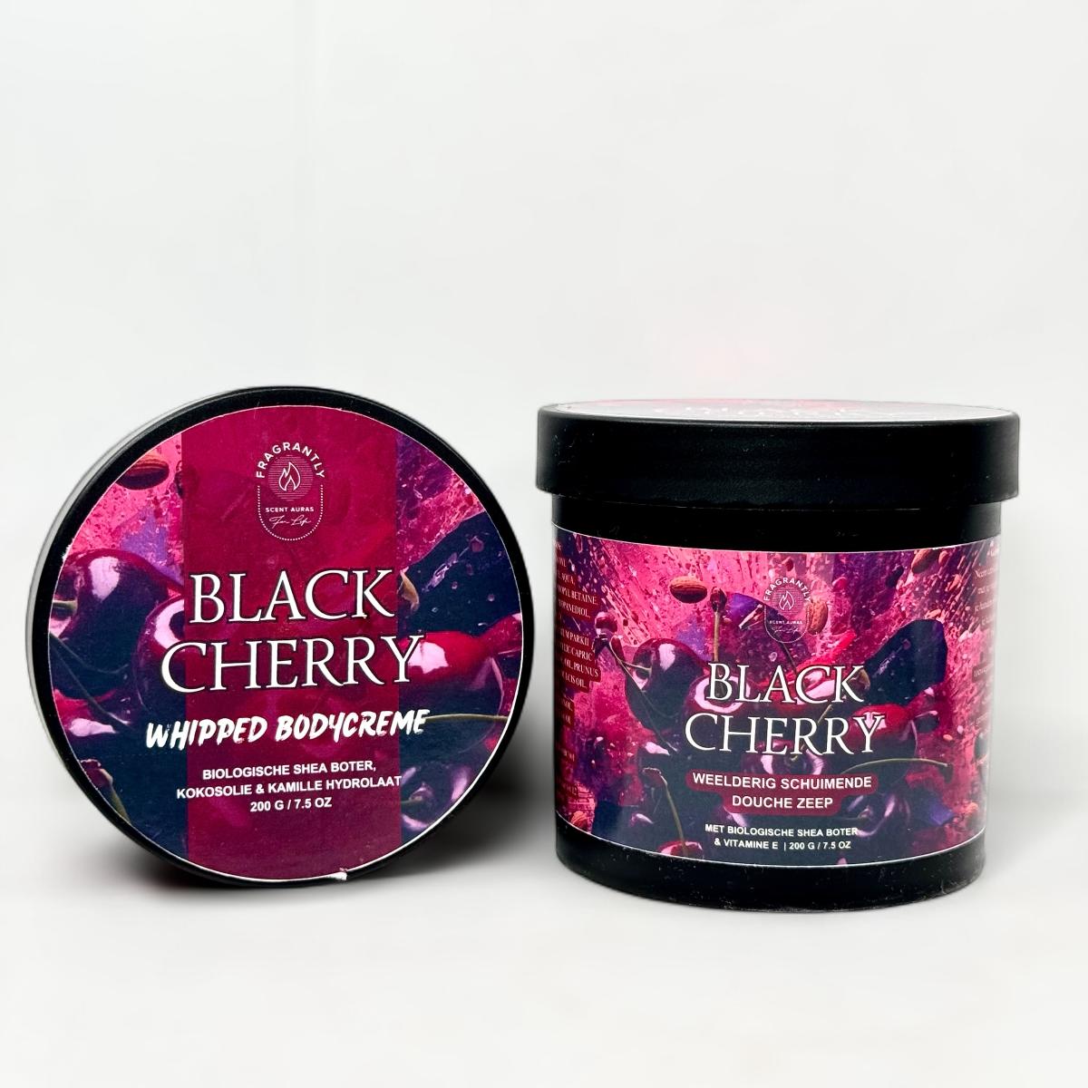Black Cherry whipped soap en bodycreme - Fragrantly