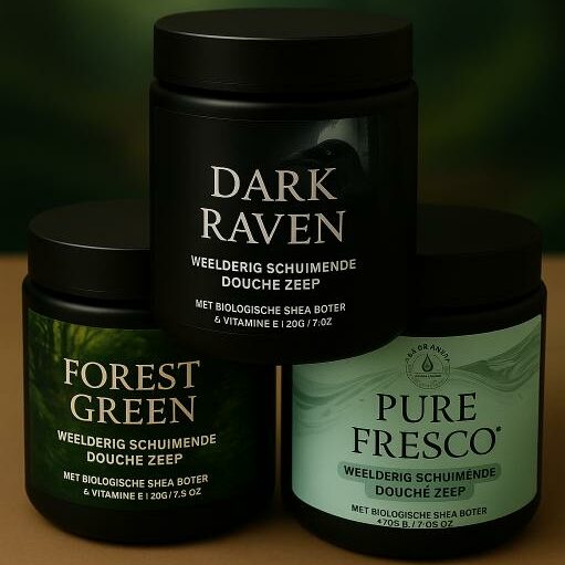 Collectie mannen geuren whipped soaps