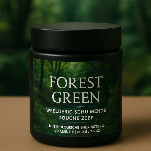 Forest Green whipped soap