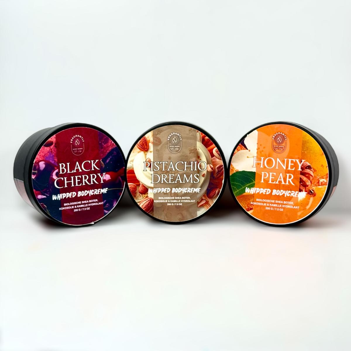 Gourmand whipped bodycremes van Fragrantly