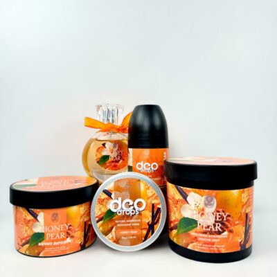 Honey Pear whipped soap en bodycreme set - Fragrantly