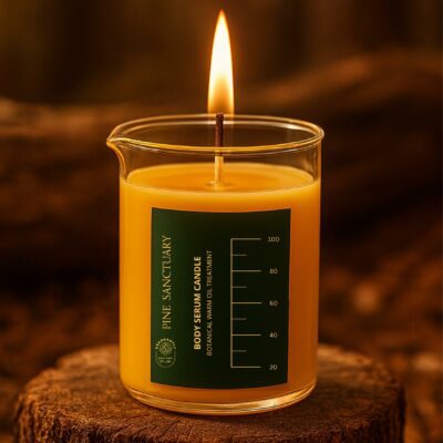 Pine Wood Sanctuary Body serum candle