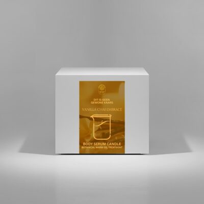 Vanilla Chai bodyserum candle in geschenkdoos