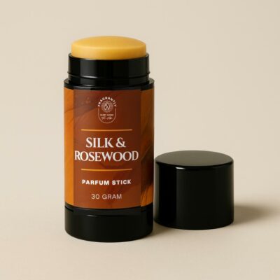 parfum stick van Fragrantly - Silk & Rosewood
