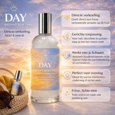 Infographic instant cooloing mist voor opvliegers